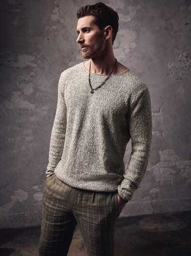 Kompatibler Sommerpullover hellgranit