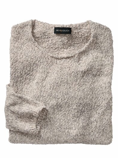 Kompatibler Sommerpullover hellgranit