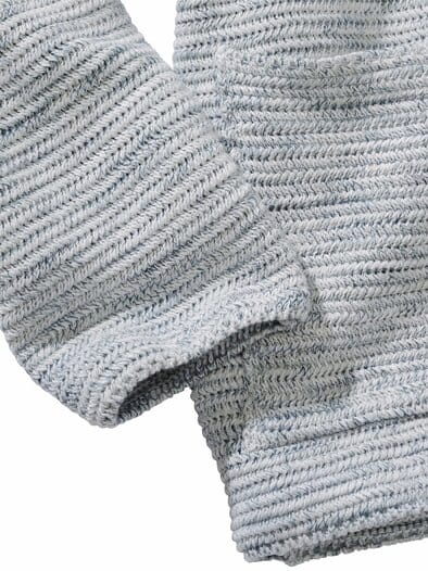 Piano-Stricksakko eisblau