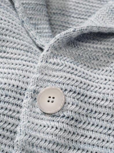 Piano-Stricksakko eisblau