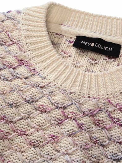 Wunderwabe-Pullover wattsand