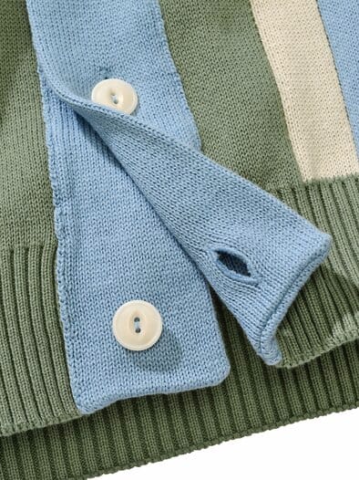 Teatime-Cardigan teegrün