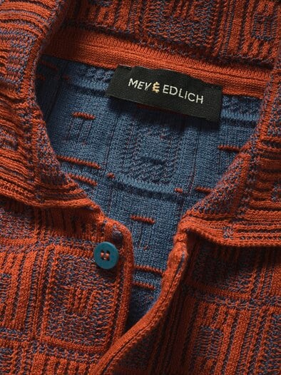 Relief-Polo rostorange