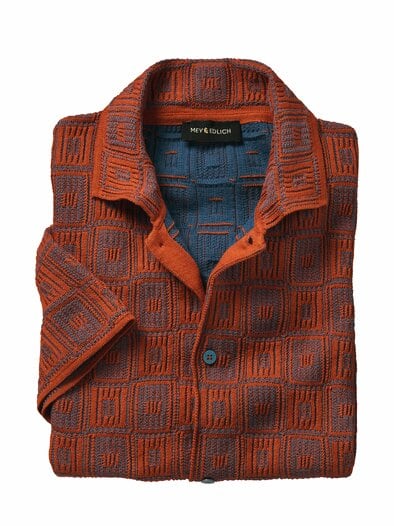 Relief-Polo rostorange