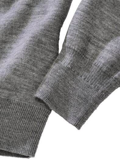 Il Silenzio Strickhoodie granit