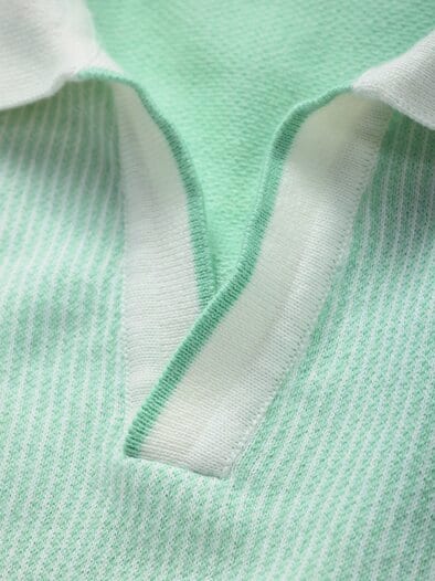 Feinstruktur-Polo mintgrün