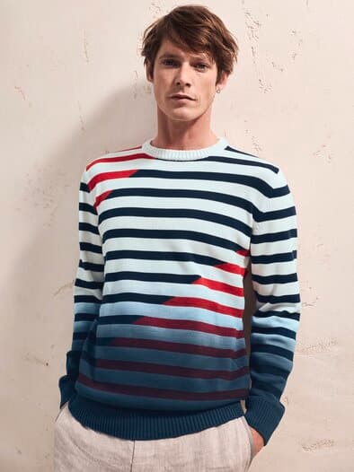 AP-Pullover segel/marine