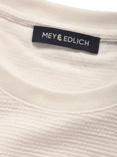Strukturwerk-Shirt cremeweiß