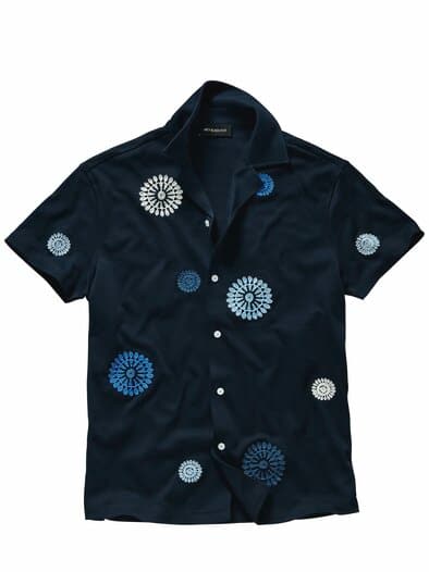 Sommerkompass-Polo marine