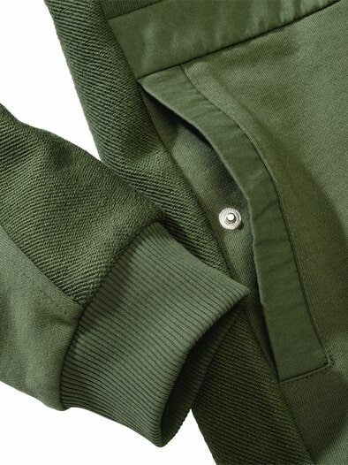Hoodie-Jacket waldgrün