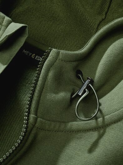 Hoodie-Jacket waldgrün