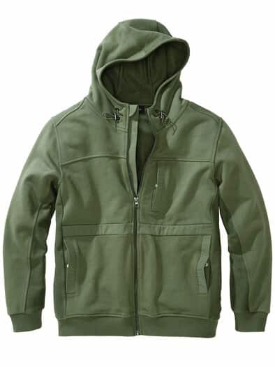 Hoodie-Jacket waldgrün