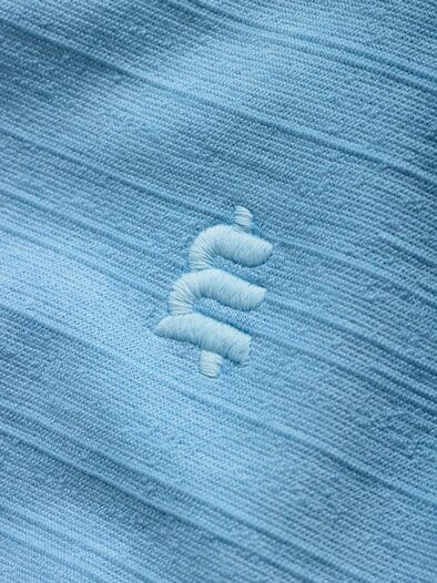 Futur II-Hoodie himmelblau