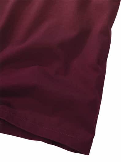 Sommerstory-Shirt granatrot