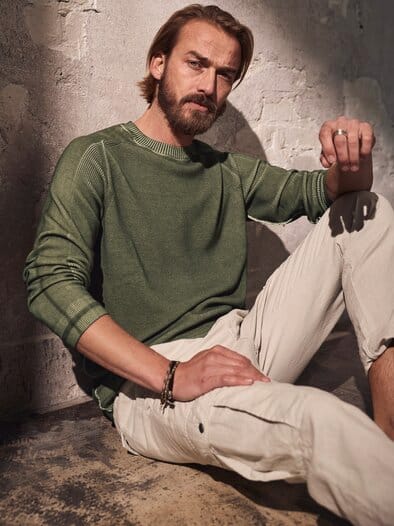 Sundowner-Pullover olive