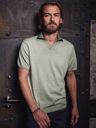Psst-Poloshirt pistazienkern