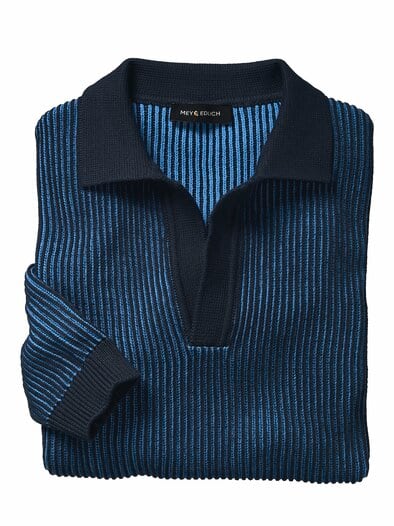 Raumgreifer-Polo navy