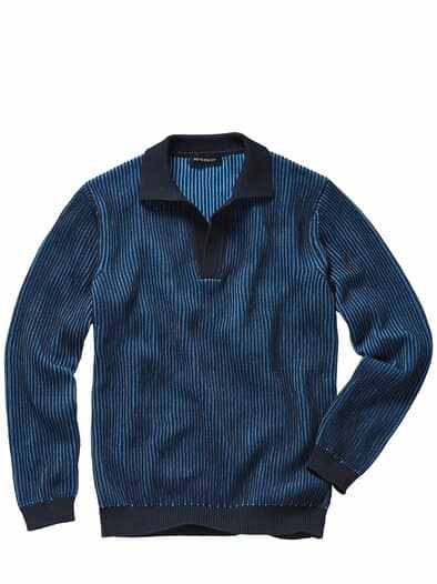 Raumgreifer-Polo navy