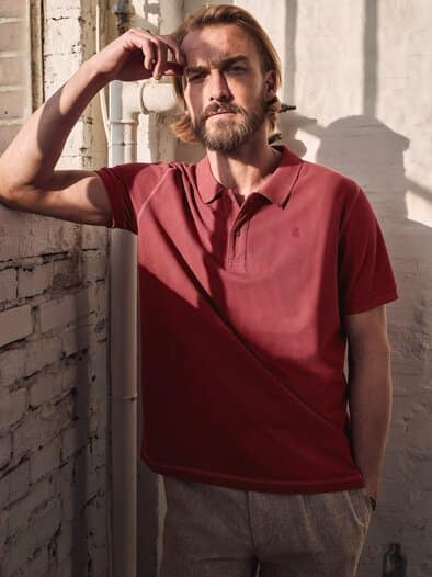 Gefährten-Polo bordeaux
