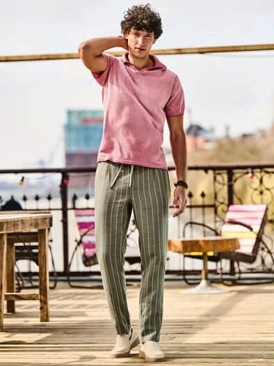 Psst-Poloshirt rosenquarz