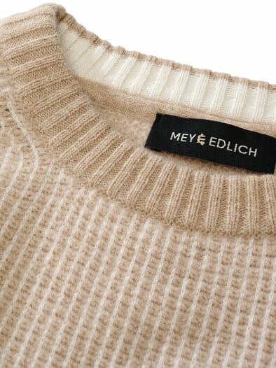 Linienwerk-Pullover eiswaffel