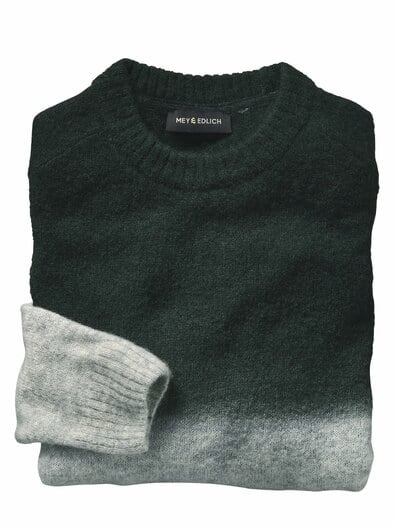 Lichtwärts-Pullover tanne/granit