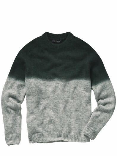 Lichtwärts-Pullover tanne/granit