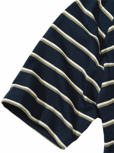 Küstenlinie-Shirt marineblau