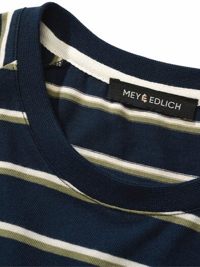 Küstenlinie-Shirt marineblau