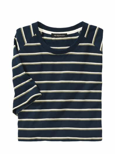 Küstenlinie-Shirt marineblau