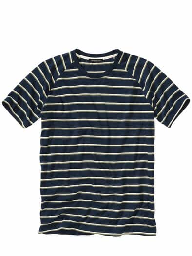 Küstenlinie-Shirt marineblau