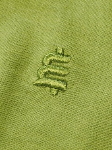 Sichere-Bank-T-Shirt limette