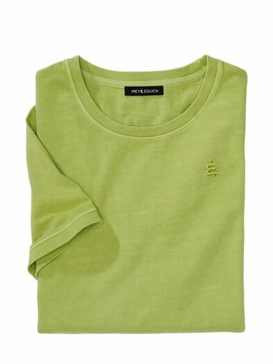 Sichere-Bank-T-Shirt limette