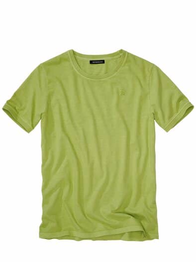 Sichere-Bank-T-Shirt limette