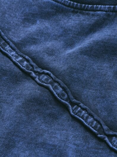 Voller-Leben-T-Shirt indigo