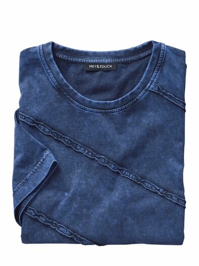 Voller-Leben-T-Shirt indigo