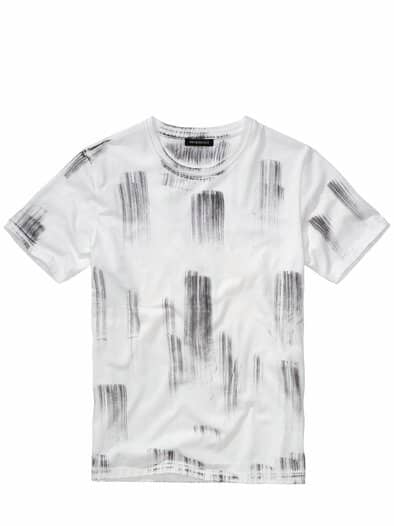 Pinselstrich-Shirt leinwand