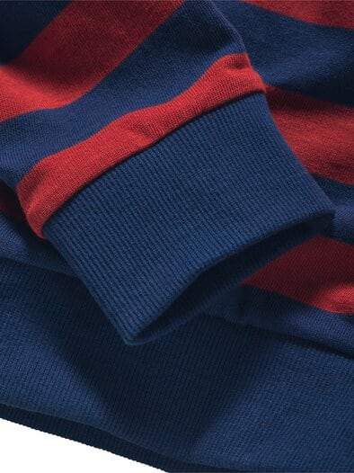 Heavy-Jersey-Linienläufer navy/mohn