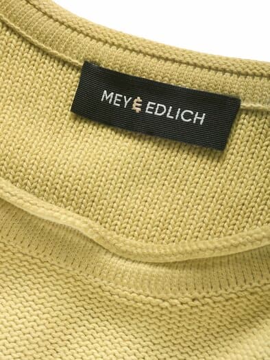 Gegenton-Pullover zitrone