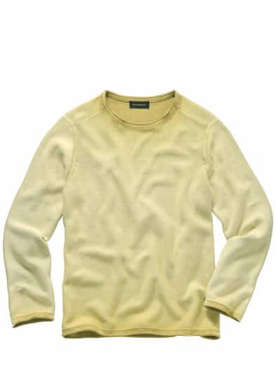 Gegenton-Pullover zitrone