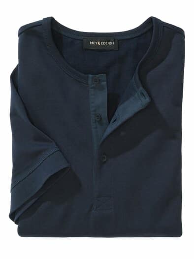 Gewichtiges Henley tintenblau