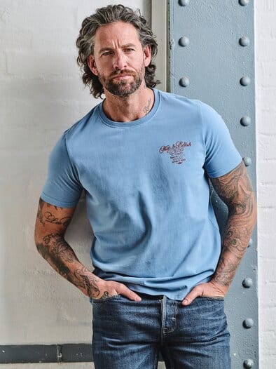 ME-Club-T-Shirt eisblau