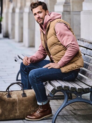 Street-Lounge-Hoodie rosenquarz