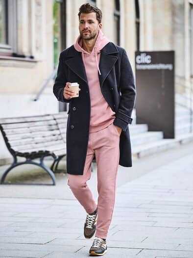 Street-Lounge-Hoodie rosenquarz