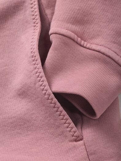 Street-Lounge-Hoodie rosenquarz