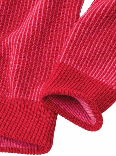Linienwerk-Pullover glutgitter