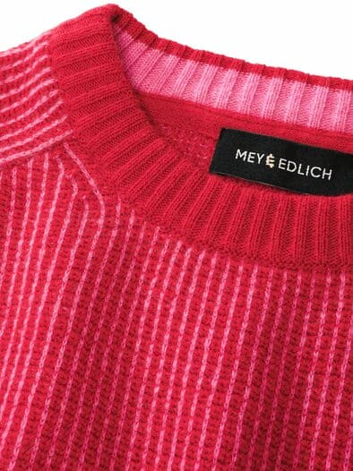 Linienwerk-Pullover glutgitter