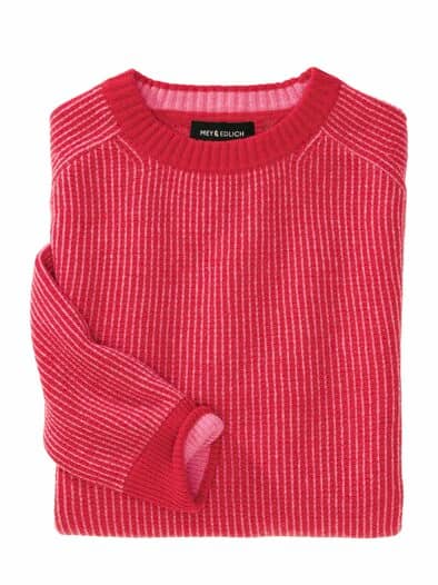 Linienwerk-Pullover glutgitter