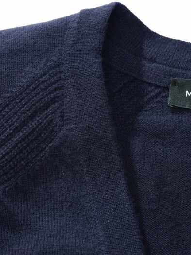 Fokussierter Cardigan navy