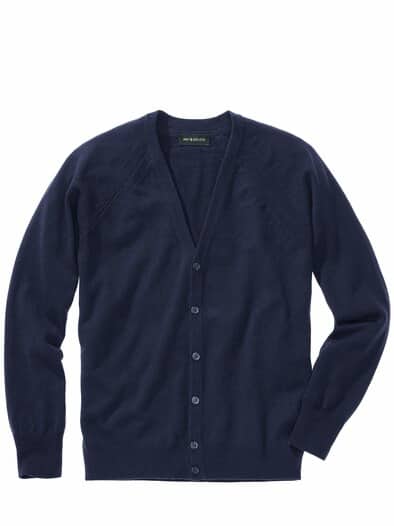 Fokussierter Cardigan navy